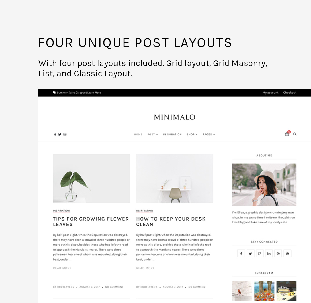 Minimalo - A Minimal Blog WordPress Theme for Creative Websites - 5